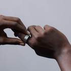 Ultrahuman - Ring Air - Taille 08 - Titane brut-6