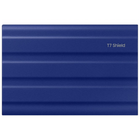 Samsung - T7 Shield 2To Disque SSD Portable - Bleu-Lecture seq.: jusqu'à 1,050 MB/sec; ecriture seq.: jusqu'à 1,000MB/sec