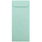 JAM Paper #10 Policy Business Envelopes - 4.125" x 9.5" - Aqua Blue - 50 Pack-Colour: Aqua Blue