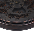 Monarch Specialties - Horloge - 30 po Rond - Mécanisme D'Engrenage - Surdimensionné Grand - Horloge Murale - Noir - Transitionnel-Aucun assemblage n'est nécessaire, il suffit d'insérer 3 piles AA (non incluses), de suspendre et d'apprécier cet accent décoratif sans effort