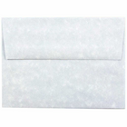 JAM Paper - Ensemble de papeterie en parchemin recyclé 25 cartes et 25 enveloppes A7 - Bleu - ensemble de 25-Taille : A7 (5,25 x 7,25 pouces)