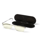 ThinOptics Reader with Universal Black Pod - 2.0 - Clear-According to the American Optometric Association more than half of Americans experience digital eye strain caused by blue light which manifests in dry tired eyes
