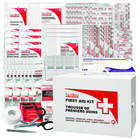 First Aid Central Type 2 Basic First Aid Kit - Large - 51-100 Persons - Metal Case-Packed in a durable wall mountable metal case with bilingual first kit logo