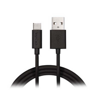Veho - Câble de charge et de synchronisation Pebble USB-A vers USB-C de 1 m/3.3 pi - Noir-Chargez et synchronisez les appareils portables, appareils photo, téléphones intelligent, tablettes sur votre ordinateur portable ou ordinateur
