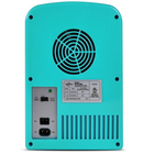 Koolatron - Retro Portable 6 Canettes Thermoélectrique Mini Réfrigérateur Refroidisseur - 4 L / 4,2 qts - Aqua-Légère, compacte et portable, cette glacière de 4 litres est dotée d'une poignée de porte à rotation et d'une fenêtre compacte