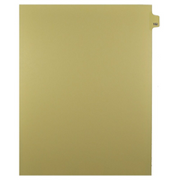 Mark Maker – Onglets séparateurs juridiques beiges, 1/25 onglets, format lettre, sans trous, numéro 152, 25/paquet-Onglets séparateurs beiges, 1/25 onglets