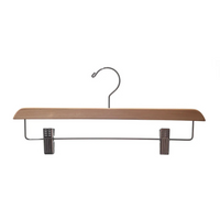 Eddie's 13-3/4" Wooden Bottom Hanger - Natural - 100 Pack-Hanger