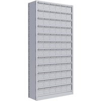 Metalware RK878 Boltless Shelving Unit, 13-Shelves, 36" x 18" x 76", Light Grey-Adjustable shelving system that provides high strength, yet economical storage capacity for your needs
