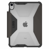 UAG - Étui Plyo Folio pour iPad 10.9 2022 (10th Gen), Noir/Ice-Boutons tactiles surdimensionnés