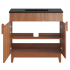 Modway - Miles 36" Vanette de salle de bain - Noyer noir-8