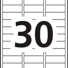 Avery Easy Peel Laser/Inkjet Address Labels - 1" x 2-5/8" - White - 300 Pack-Design and print your own personalized labels using easy, free Design and Print Online Software at Avery.ca
