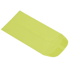 JAM Paper - Enveloppes à monnaie no 3, 2,5 x 4,25 po, vert lime intense Brite Hue, 500/paquet-Fermeture gommée