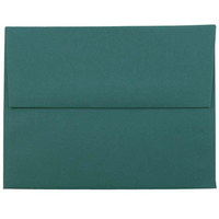 JAM Paper - Enveloppes format livret à rabat droit avec fermeture gommée, 4 3/8 x 5 3/4 po, sarcelle, 1000/paquet-Bleu sarcelle