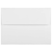 JAM Paper Enveloppes Strathmore A6 en papier recyclé, fini toilé blanc éclatant, 250/paquet-Enveloppes Strathmore en papier recyclé au fini toilé blanc éclatant