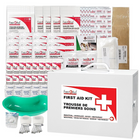 First Aid Central Ontario Section 10 Regulation First Aid Kit - 16-199 Persons - Metal Case-10.5" x 15" x 4" (26.6cm x 38.1cm x 10.1cm)