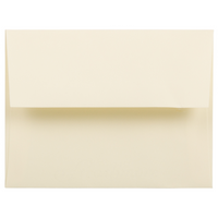 JAM Paper Enveloppes Strathmore en papier vélin avec fermeture gommée, format livret, 4 3/8 x 5 3/4 po, ivoire, paq./100-Ivoire