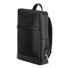 Champs - Onyx Sac à Dos Moderne en Nylon - Noir-Pochette matelassée pour ordinateur portable et tablette 15,6 po avec fermeture par sangle de compression