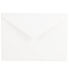 JAM Paper Enveloppes A7 avec rabat en V, blanc standard, 250/paquet-Enveloppes à rabat en V en papier blanc régulier