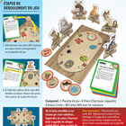 ThinkFun Cat Crimes - French-Cat Crimes features a familiar puzzle style where players have to use sequential reasoning to determine the final order and placement of the cats around the dinner table