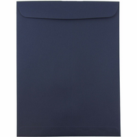 JAM Paper - Enveloppes pour catalogue à extrémité ouverte - 10 x 13 - bleu marine - paquet de 25-Couleur: Bleu Marine