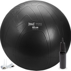 Everlast - Ballon de fitness Everlast Pro Grip - 65 cm - Noir-La surface texturée assure un meilleur contrôle