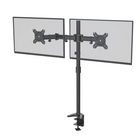 ShoppingAll SA-D290 Adjustable Dual Monitor Standing Mount Extra Tall 31.5" Pole for Two Displays up to 32" - Black-Keep your cables neat and organized with our built-in cable clips, save your desk space and keep your workstation clean