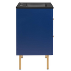 Modway - Daybreak 24" Vanette de salle de bain - Bleu Noir-6