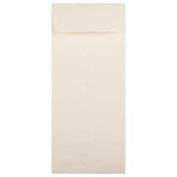 JAM Paper #11 Policy Business Strathmore Envelopes - 4.5" x 10.375" - Natural White Wove - 25 Pack-Colour: Natural White