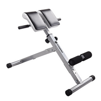 Stamina Hyperextension Bench 2014 - Black-Bench ideal for increasing core and back strength