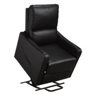 Brassex - Fauteuil releveur inclinable 913654 Levo - noir-Revêtement en tissu riche
