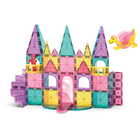 MAGNA-TILES Castle DLX 48-Piece Magnetic Construction Set-Superior Quality: MAGNA-TILES pieces are made from food-grade, non-toxic MABS plastic that’s free from BPAs, phthalates, and latex. Our magnets are selected with kids in mind, letting them easily pull apart tiles for safe, frustration-free building. 