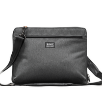 PKG Wellington - Étui Accordéon Avec Sangle 14 po - gris-PKG Wellington Accordion Laptop Folio - s'adapte à un ordinateur portable jusqu'à 14 po