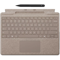 Microsoft - Clavier copilote Surface Pro avec stylet fin - Dune - Bilingue-Pour Surface Pro, 8, 9 et 10