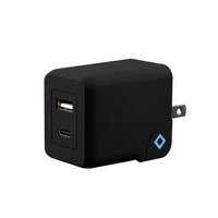 BlueDiamond - SmartCharge Chargeur Rapide 30 W - 1x USB-C PD, 1x USB-A-Chargez simultanément deux appareils mobiles via USB-A ou USB-C PD.