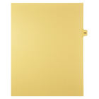 Markmaker - 25 tabs/PQT,5 PQT/Boite, Intercalaires imprimes Legal, Chamois, 1/15th coupe| format lettre, sans trous, Numero 185-Intercalaires imprimes Legal