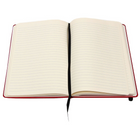 JAM PaperMD – Cahiers de notes à couverture rigide avec fermeture à bande élastique, 5 7/8 x 8 1/2 po, rouge, 2/pqt-5