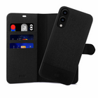 Blu Element - Étui Folio 2-en-1 pour Galaxy S25 Edge – Noir-Compatible avec les supports voiture