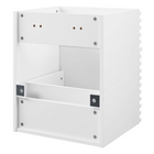 Modway - Render Fixation murale de 18" Armoire de toilette de salle de bain (lavabo non inclus) - Blanc-7