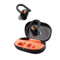 Skullcandy - Écouteurs intra-auriculaires sans fil Push Play - Noir Orange-Push Active regorge de fonctionnalités qui améliorent votre expérience d'écoute. Partagez de l'audio avec un ami en temps réel, déclenchez l'appareil photo de votre téléphone et bien plus encore. L'application Skull-iQ vous donne accès à des fonctionnalités encore plus avancées comme un égaliseur 5 bandes réglable et des paramètres de boutons personnalisables.