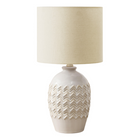 Monarch Specialties 19" H Transitional Table Lamp - Ivory Ceramic / Ivory / Cream Shade-This stylish 19"h table lamp features a stunning ivory ceramic base and a beige fabric shade that seamlessly blends with any transitional decor