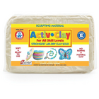 Activa White Active Clay, 3.3 Lb (API182)-Ages 4 - 14 and grades pre-kindergarten - 9th