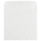 JAM Paper Enveloppes de 10,5 x 10,5 po, blanc, 50/paquet-Intérieur vierge où écrire un mot personnalisé