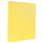 JAM Paper Vellum Bristol Index Cardstock, 8.5 x 11, 110lb Canary Yellow, 2 packs of 50 (816917020g)-Dimension: 11"H x 8.5"W x 0.1"D