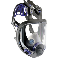 3M Ultimate FX Full Facepiece Reusable Respirator - Medium-Scotchgard protection paint and stain resistant lens cause some liquids to bead up so they can be wiped off easily