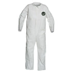 Dupont Personal Protection Coverall, Proshield 50, Zipper Front, White, XL, 25 Pack (NB120SWHXL002500)-Material: Microporous