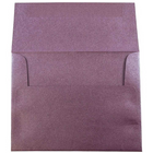 JAM Paper A2 Invitation Envelopes, 4.38 x 5.75, Stardream Metallic Ruby Purple, 50 Pack (GCST604I)-Blank interior for personalized message