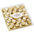 Ferrero Rocher Chocolat au lait et noisettes - Emballage 24 unités-Boîte de 24 unités