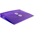 JAM Paper - Enveloppes en plastique avec fermeture à bouton et à ficelle, 5 1/4 x 7 1/2 po (A7), violet, paq./12-4