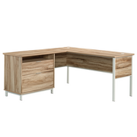 Sauder 427478 La Collection Portage Park - Bureau en L, Finition Kiln Acacia-Bureau en L