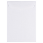JAM Paper Enveloppes à ouverture au sommet et rabat droit gommé, 7 x 10 po, blanches, 1000 par paquet-Blanc
